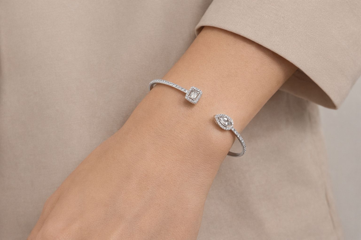 צמיד בעיצוב פתוח | כסף סטרלינג 925