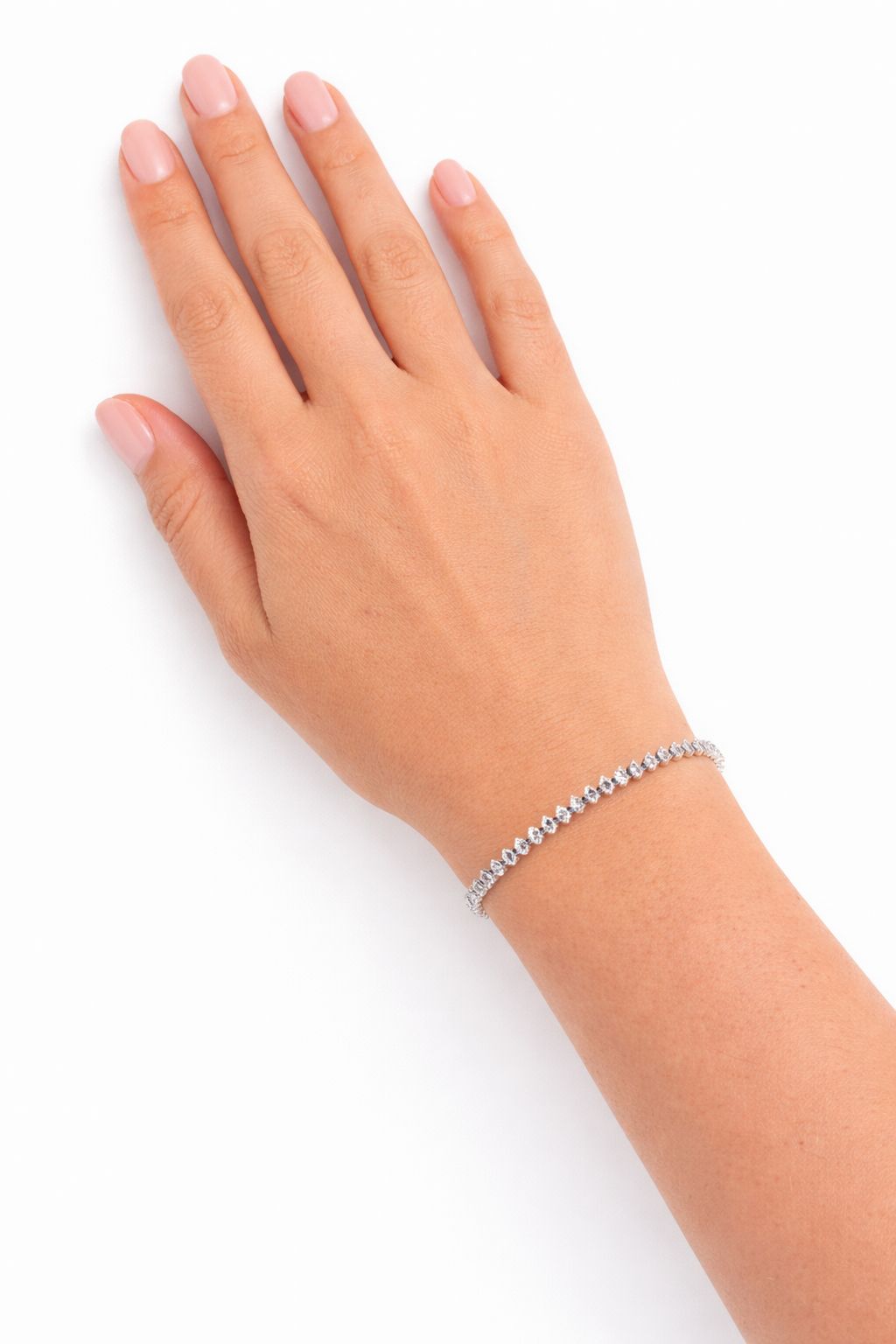 צמיד טניס משובץ זירקונים בסגנון מרקיזה