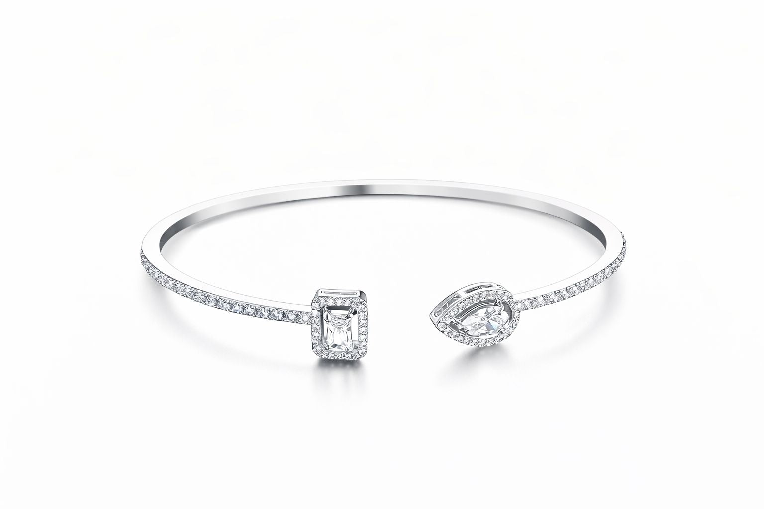 צמיד בעיצוב פתוח | כסף סטרלינג 925